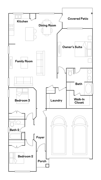 Floor plan for 452 Perfect World Loop